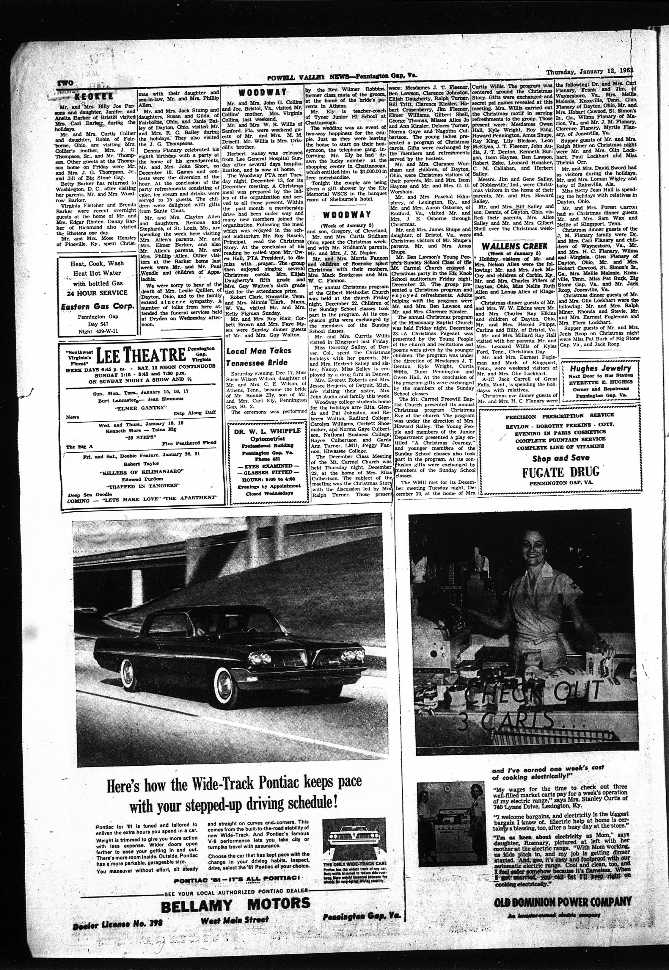 Powell Valley News (1961) : Powell Valley News : Free Download 